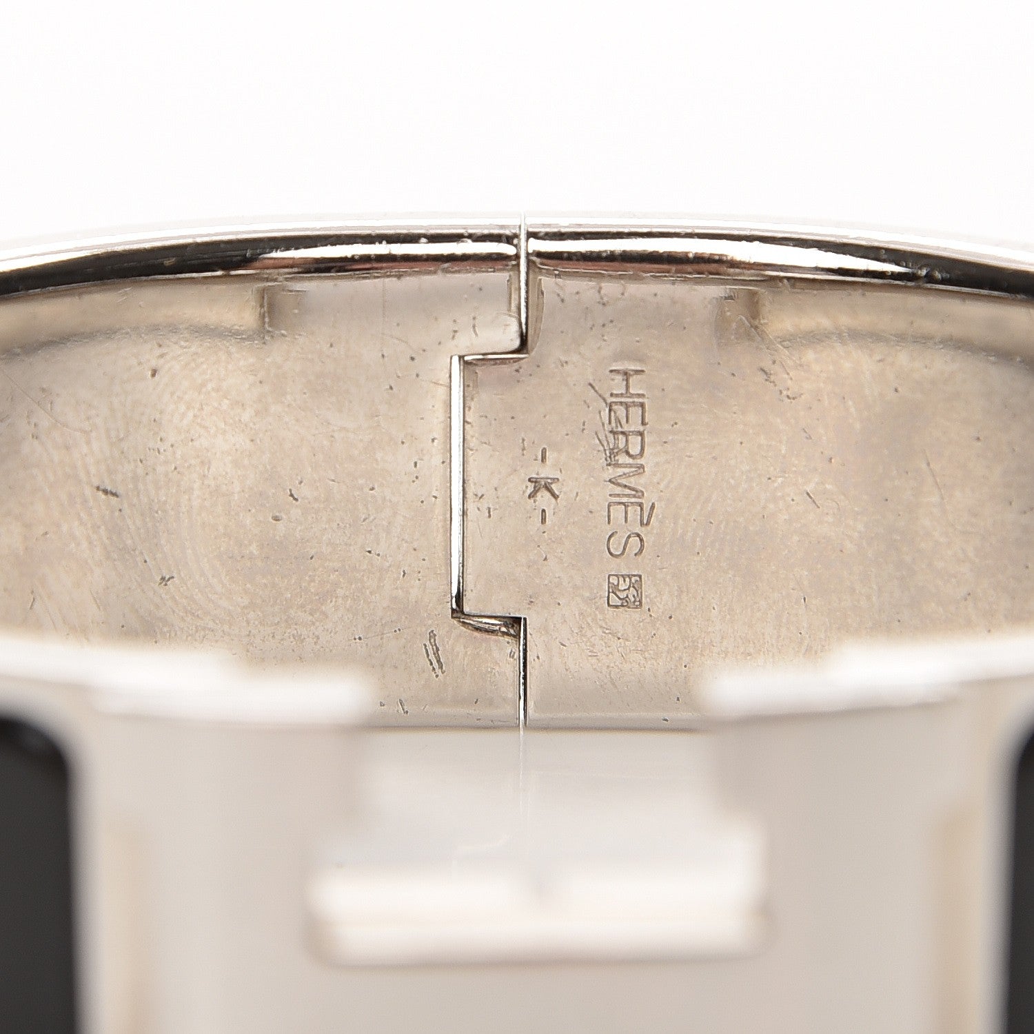 Hermes Enamel Wide Clic Clac H Bracelet PM Black 4 of 5