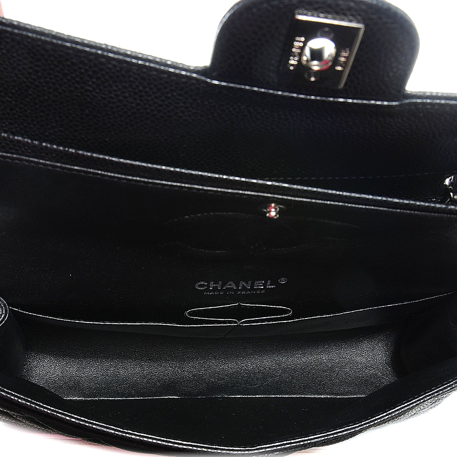 Chanel Caviar Quilted Medium Double Flap Black 5 of 7