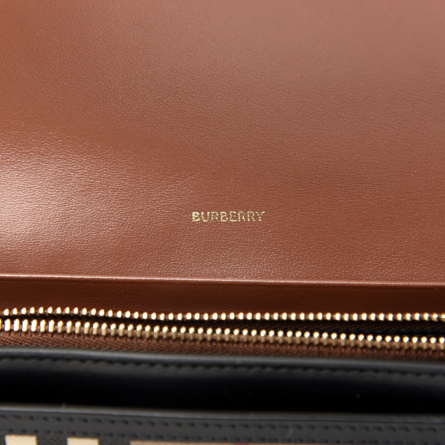 Burberry E-Canvas Icon Stripe Halton Continental Wallet Archive Beige 6 of 6