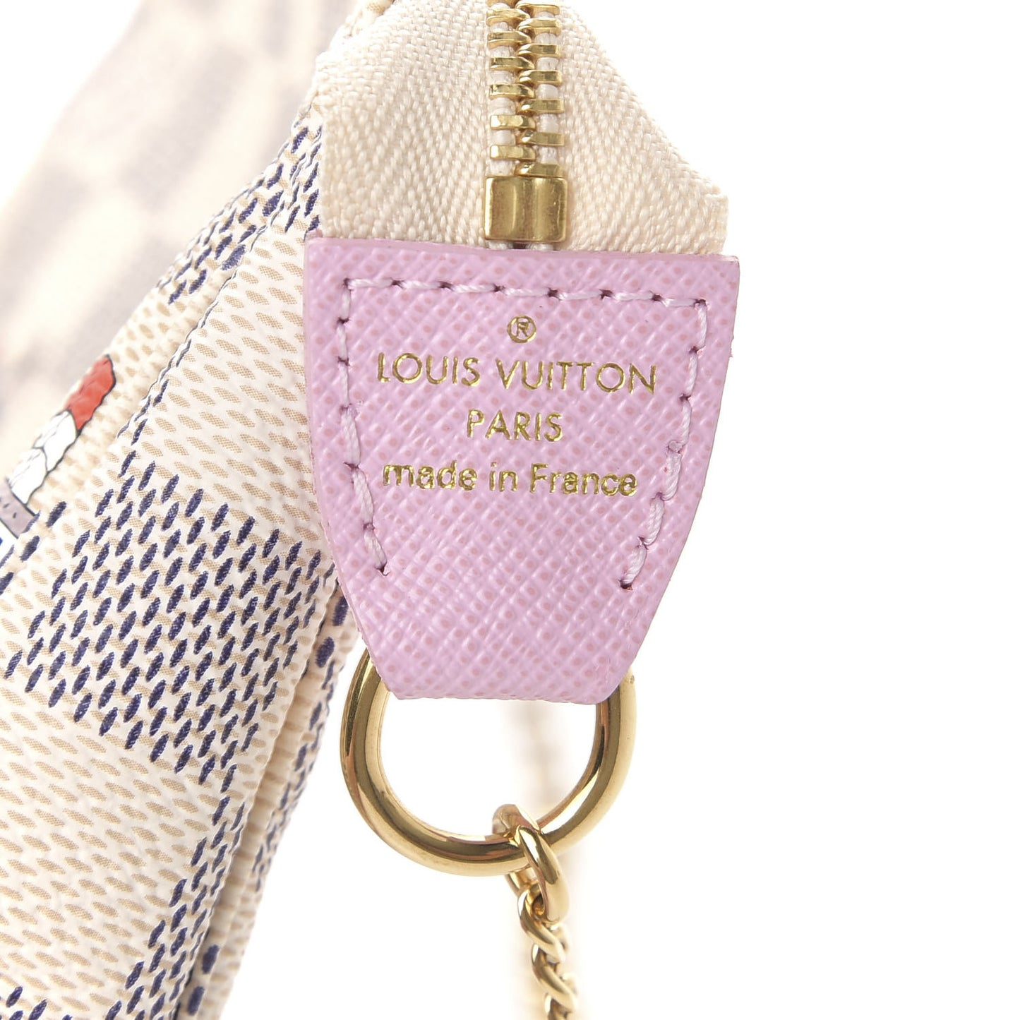 Damier Azur 2016 Christmas Animation Mini Pochette Accessories