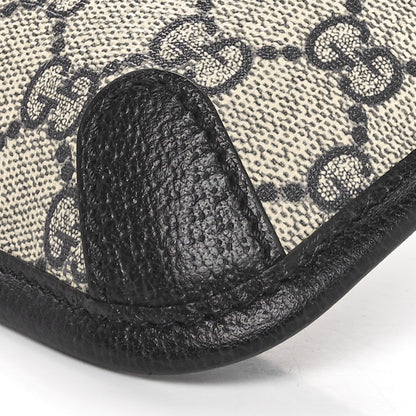 Gucci GG Supreme Monogram Web Small Ophidia Belt Bag 90 36 Beige Navy 11 of 11