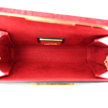 Christian Louboutin Patent Crystal Malachite Vanite Clutch Green Multicolor 5 of 10