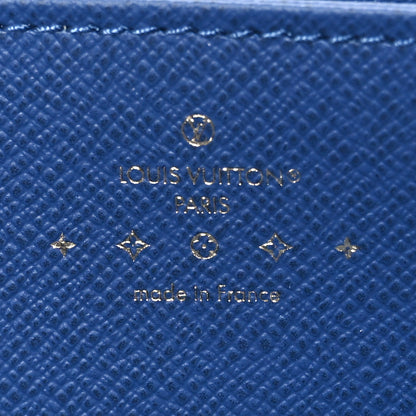 Louis Vuitton Monogram Denim Zippy Wallet NM Blue 6 of 7