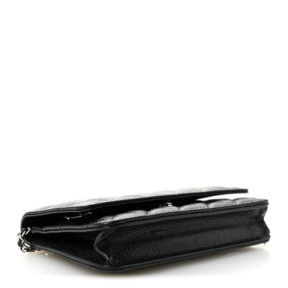 Chanel Caviar Quilted Wallet on Chain WOC Black 4 of 13