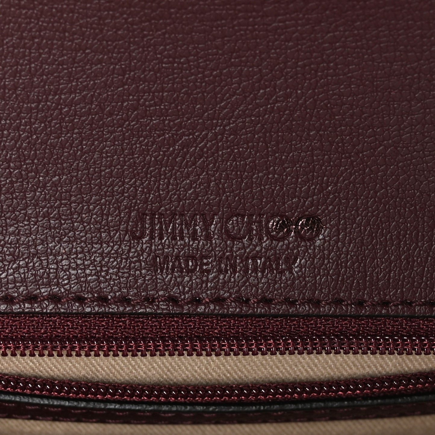 Calfskin Crocodile Embossed Medium JC Top Handle Bordeaux