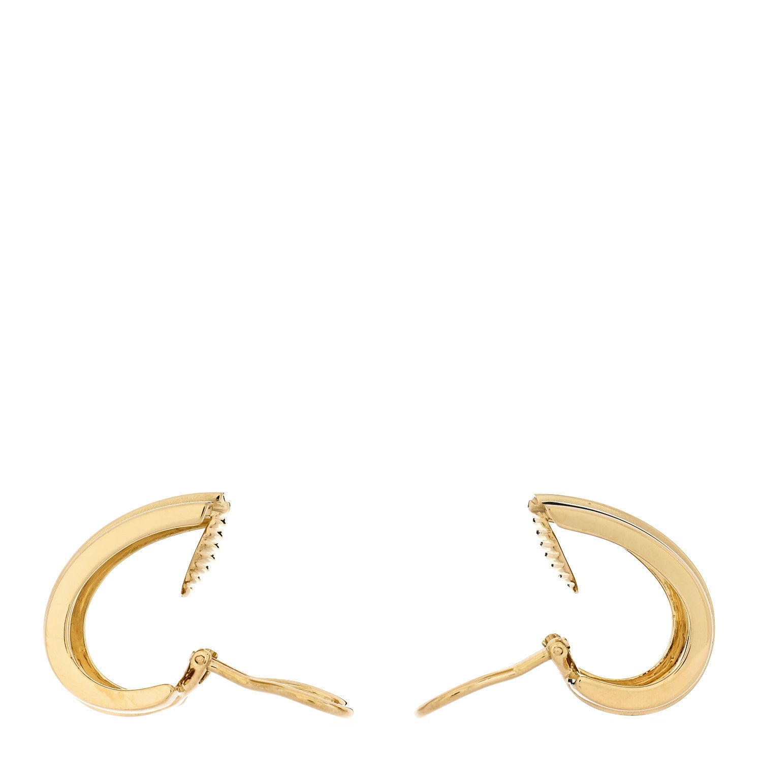 Tiffany 18K Yellow Gold Atlas Hoop Earrings 1852497 – FASHIONPHILE