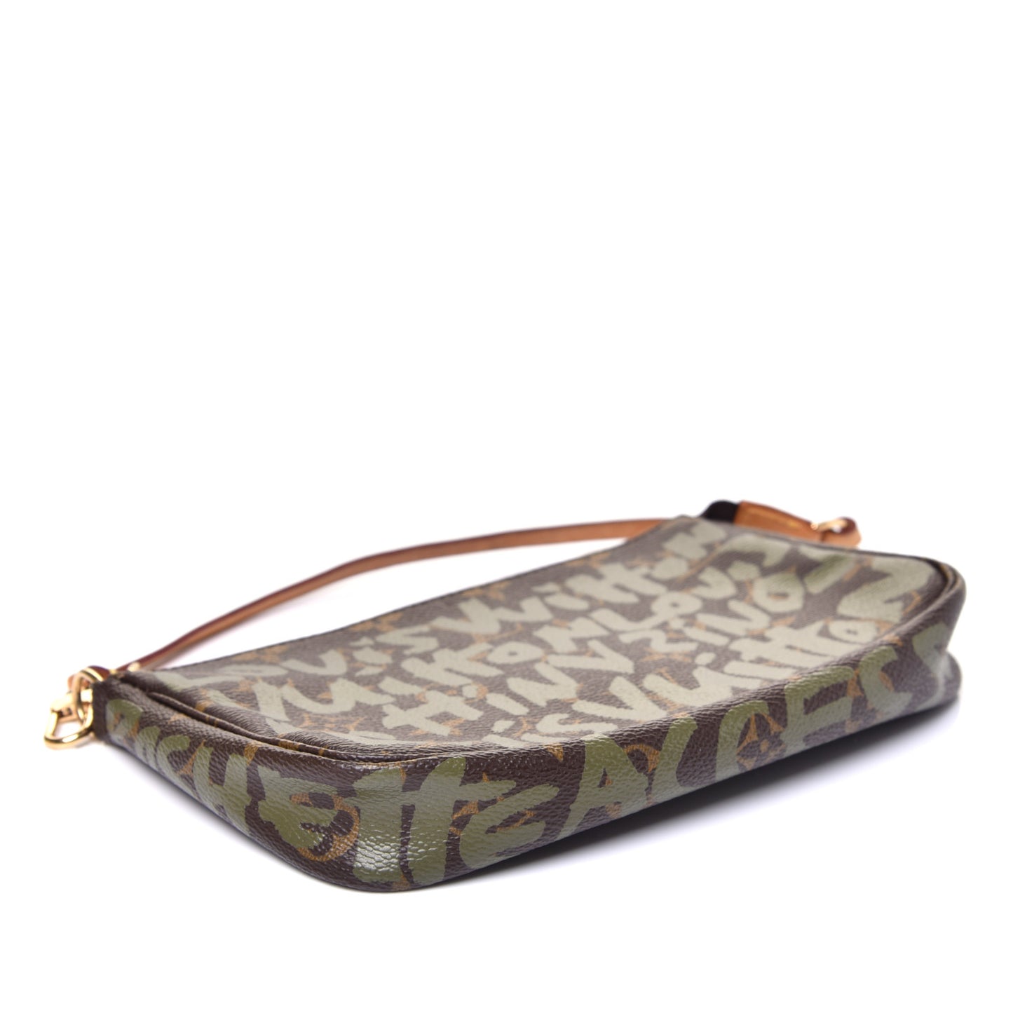 Monogram Graffiti Pochette Accessories Kaki