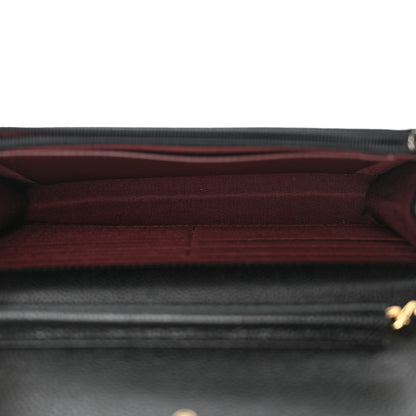 Chanel Caviar Quilted Wallet On Chain WOC Black 5 of 13