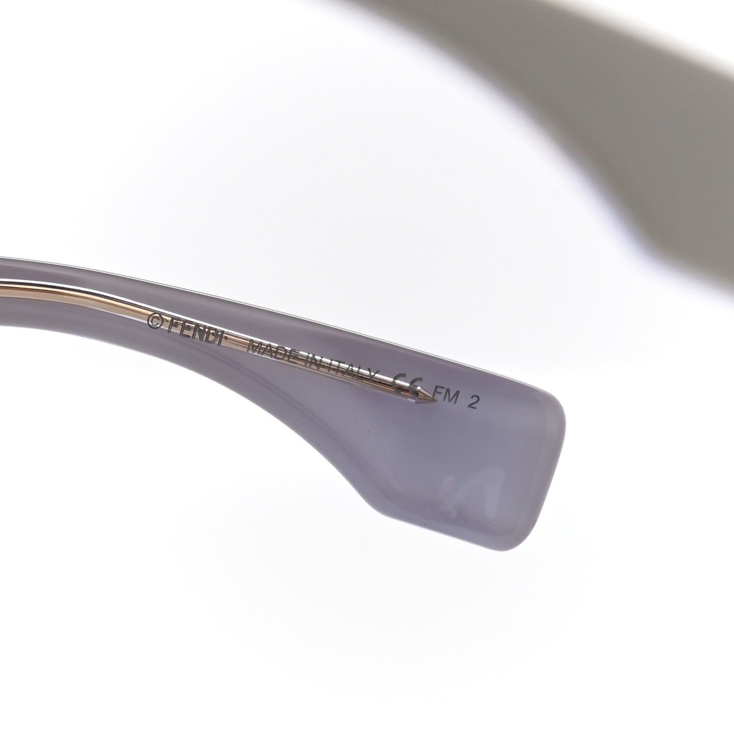 Acetate FF Sunglasses FF 0434/G/S White Gold