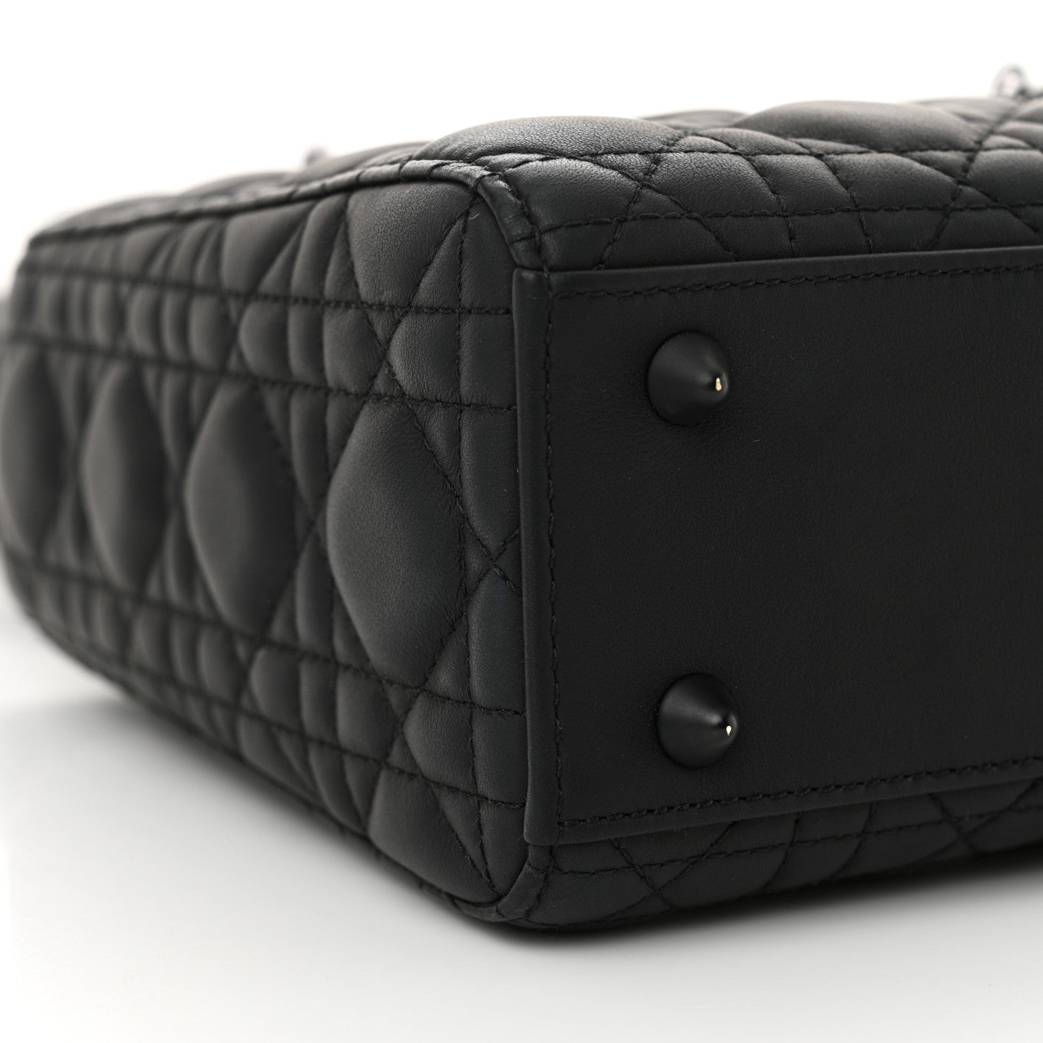 Christian Dior Ultra Matte Calfskin Cannage Small My ABCDior Lady Dior Black 9 of 10