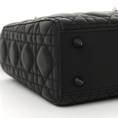 Christian Dior Ultra Matte Calfskin Cannage Small My ABCDior Lady Dior Black 9 of 10