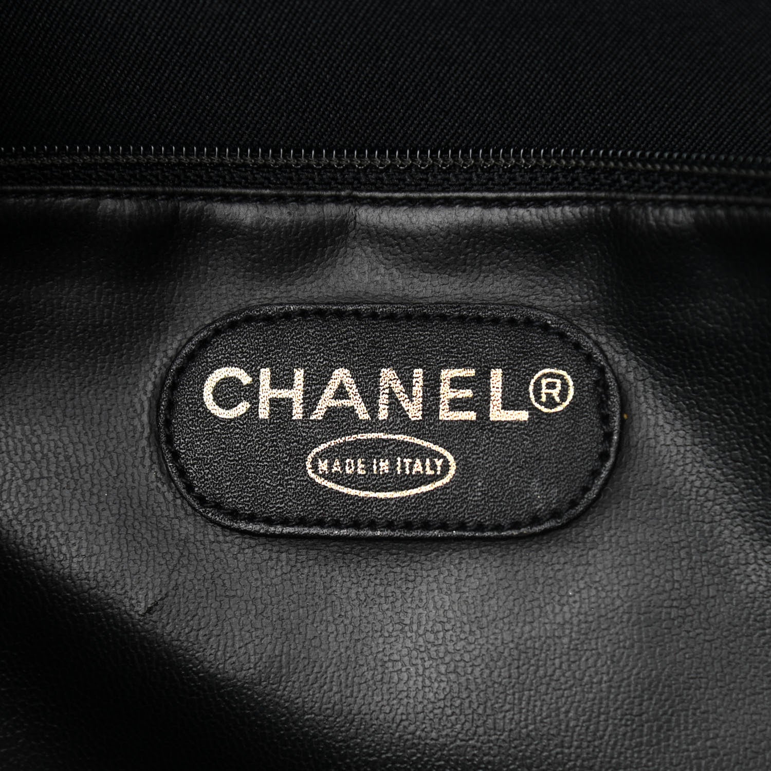 Chanel Caviar Large CC Shoulder Bag Black 6 of 10