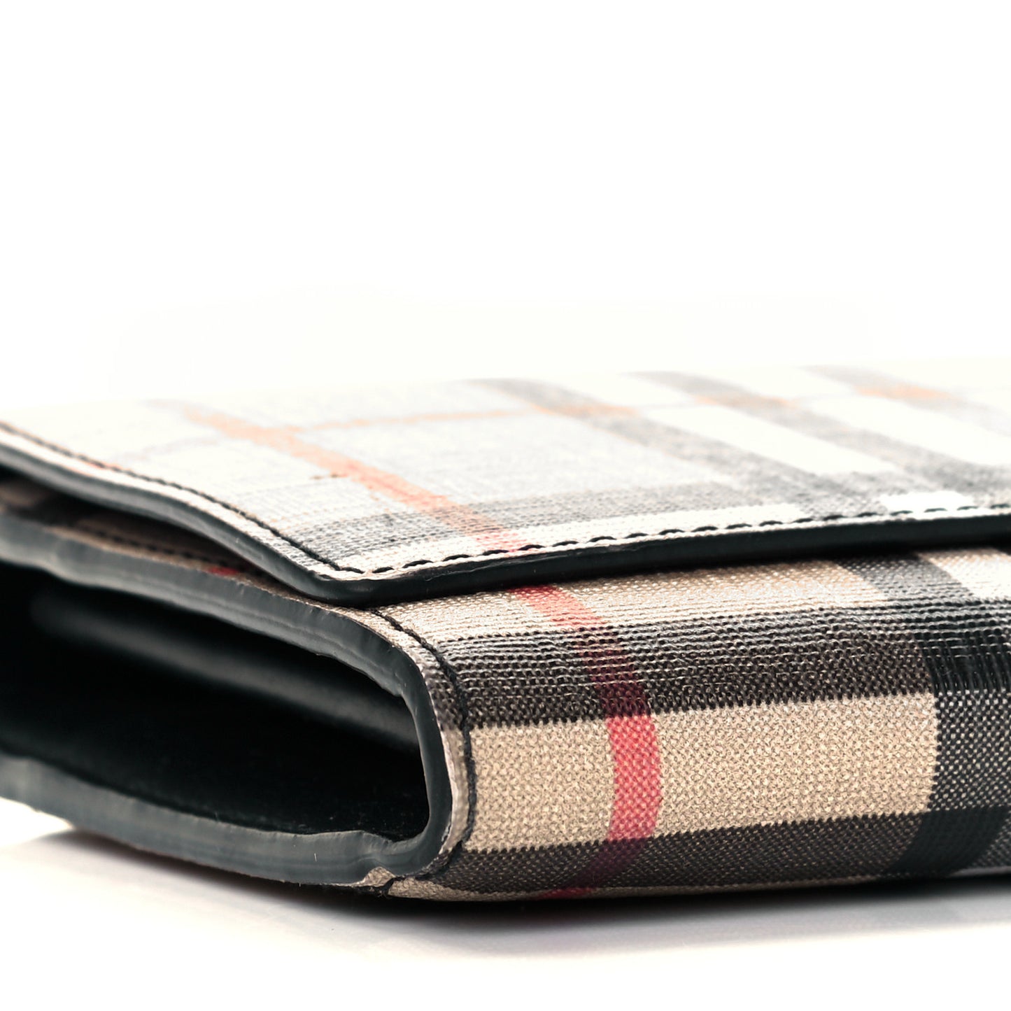 Vintage Check Wallet Black