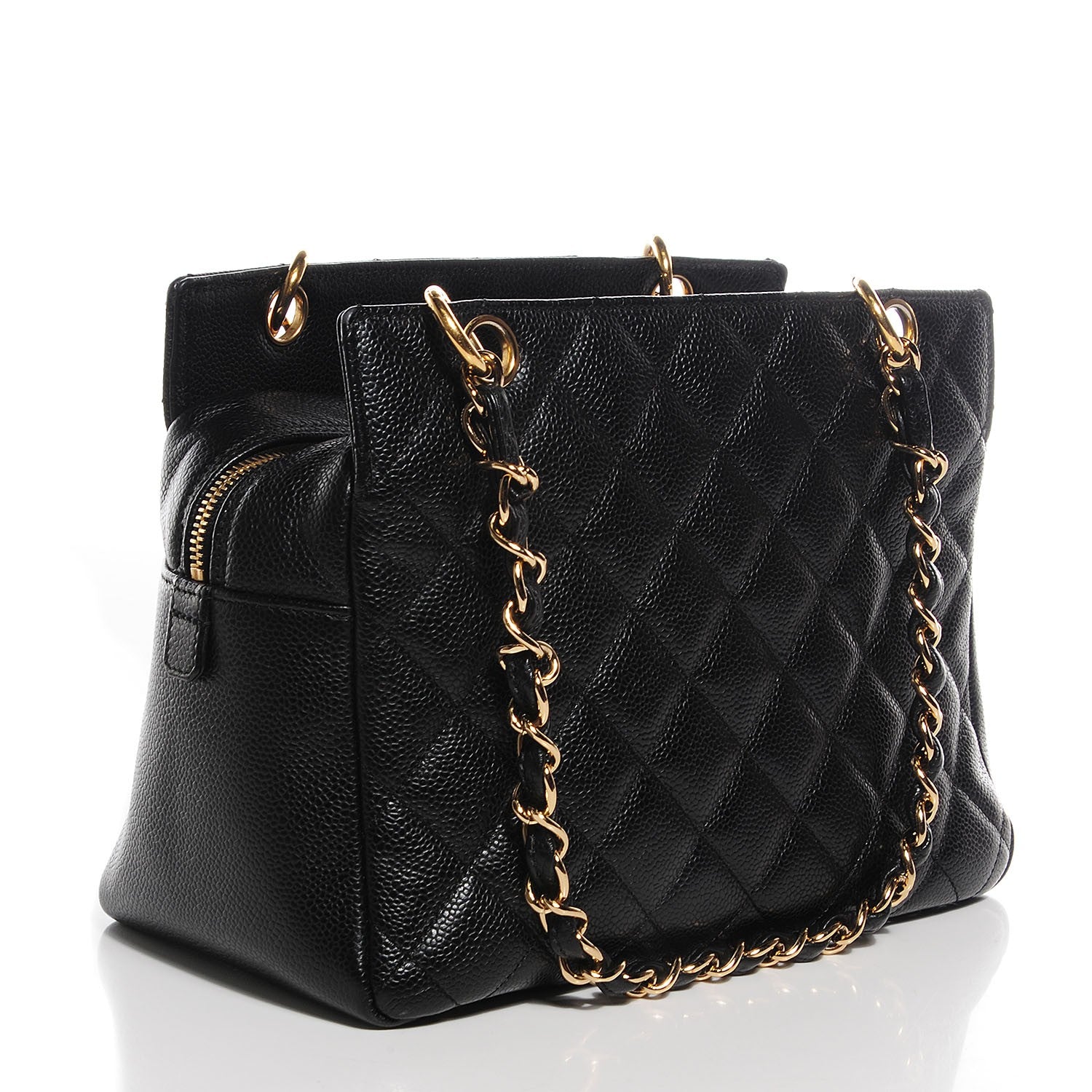 Chanel Caviar Quilted Petit Timeless Tote PTT Black 3 of 7