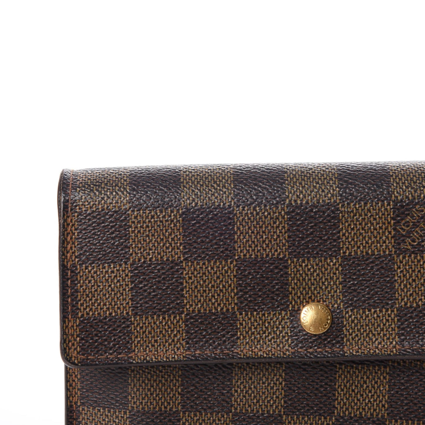 Damier Ebene Porte Tresor Etui Papier Wallet
