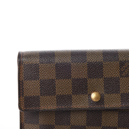 Louis Vuitton Damier Ebene Porte Tresor Etui Papier Wallet 8 of 12