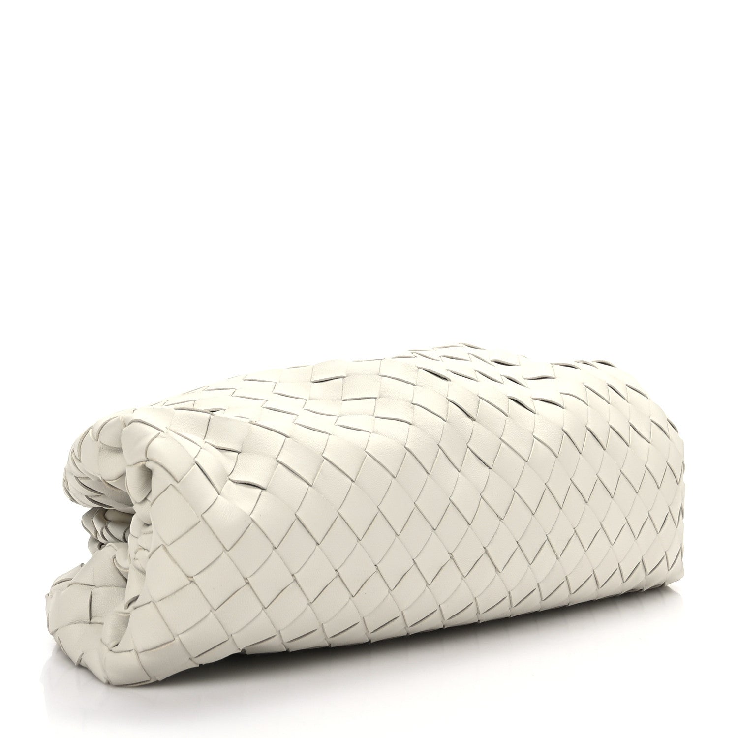 Bottega Veneta Nappa Maxi Intrecciato The Pouch Oversized Clutch Plaster 4 of 9