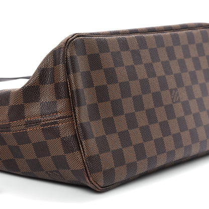Louis Vuitton Damier Ebene Neo Neverfull MM Rose Ballerine 11 of 13