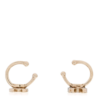 Chanel Metal Strass Lip Ring Set Gold 3 of 5