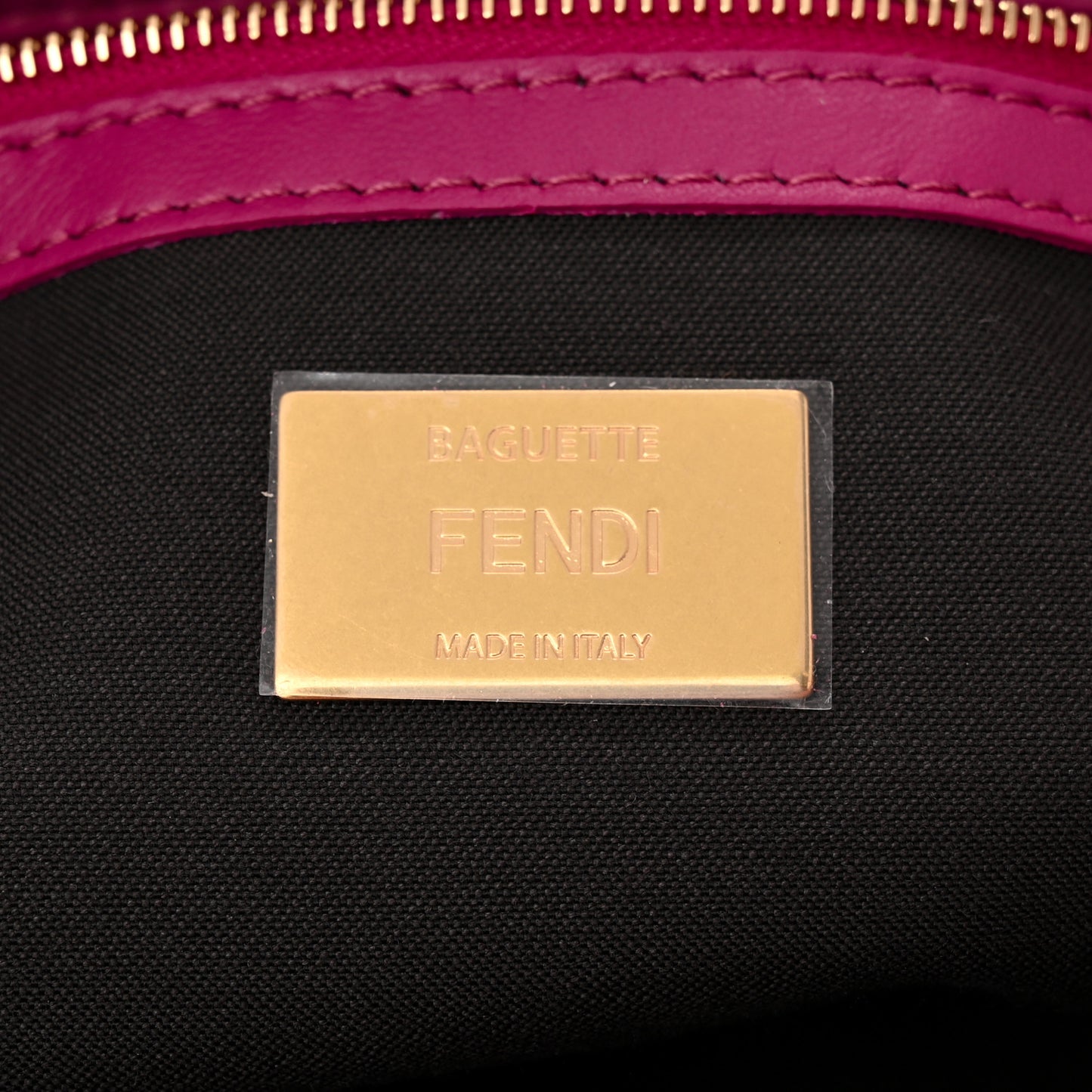 Nappa FF 1974 Embossed Baguette Ciclamino Pilar
