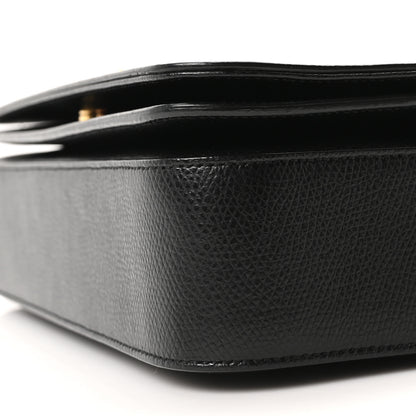 Saint Laurent Textured Calfskin Medium Classic Monogram Universite Bag Black 9 of 9