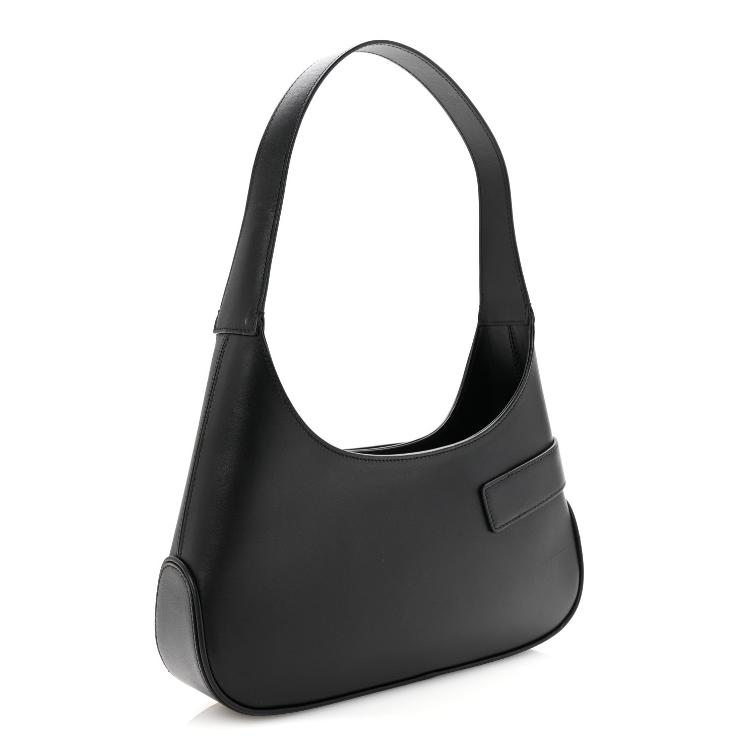 Salvatore Ferragamo Soft Calfskin Gancini Hobo Black 3 of 9