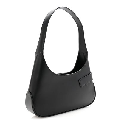 Salvatore Ferragamo Soft Calfskin Gancini Hobo Black 3 of 9