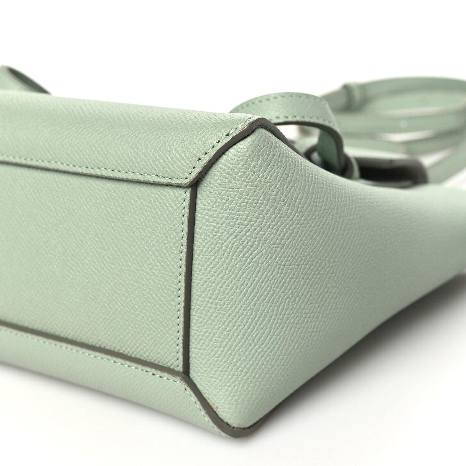 Celine Grained Calfskin Nano Belt Bag Pastel Green 10 of 10