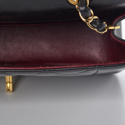 Chanel Lambskin Quilted Small Single Flap Black 12 of 15