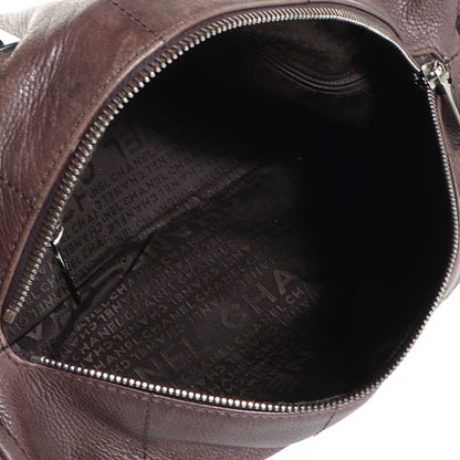 Chanel Caviar Square Stitched Large Tote Dark Purple 5 of 7