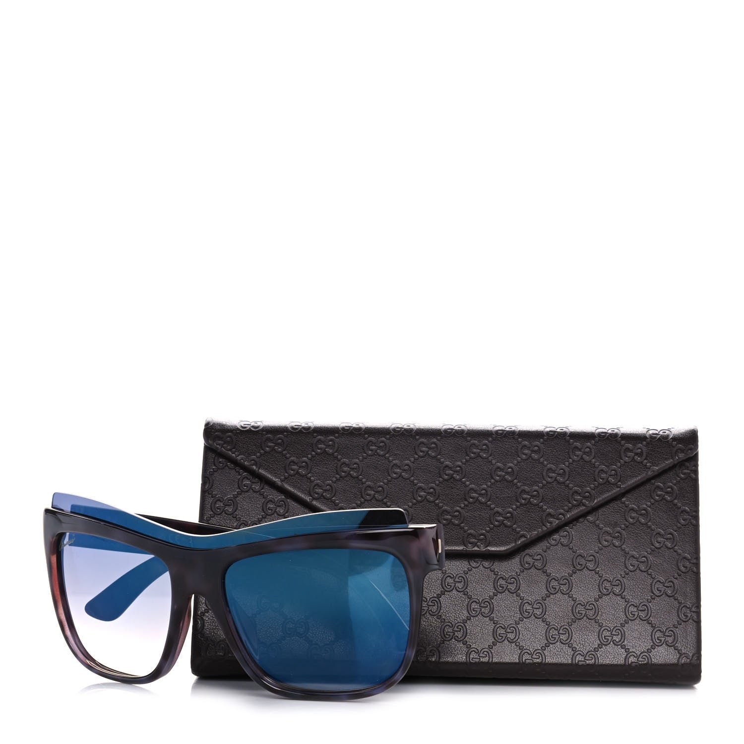 Gucci Cat Eye Sunglasses GG 3782/S Havana Purple 9 of 9