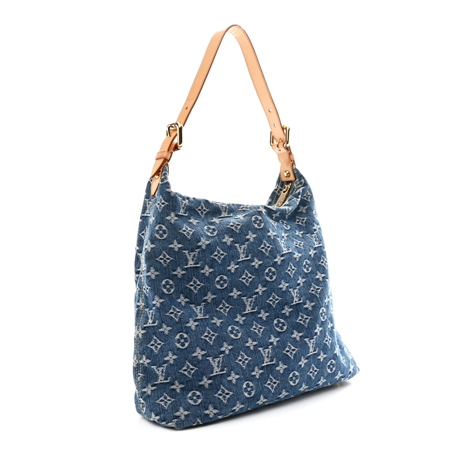 Louis Vuitton Denim Baggy GM Blue 3 of 9