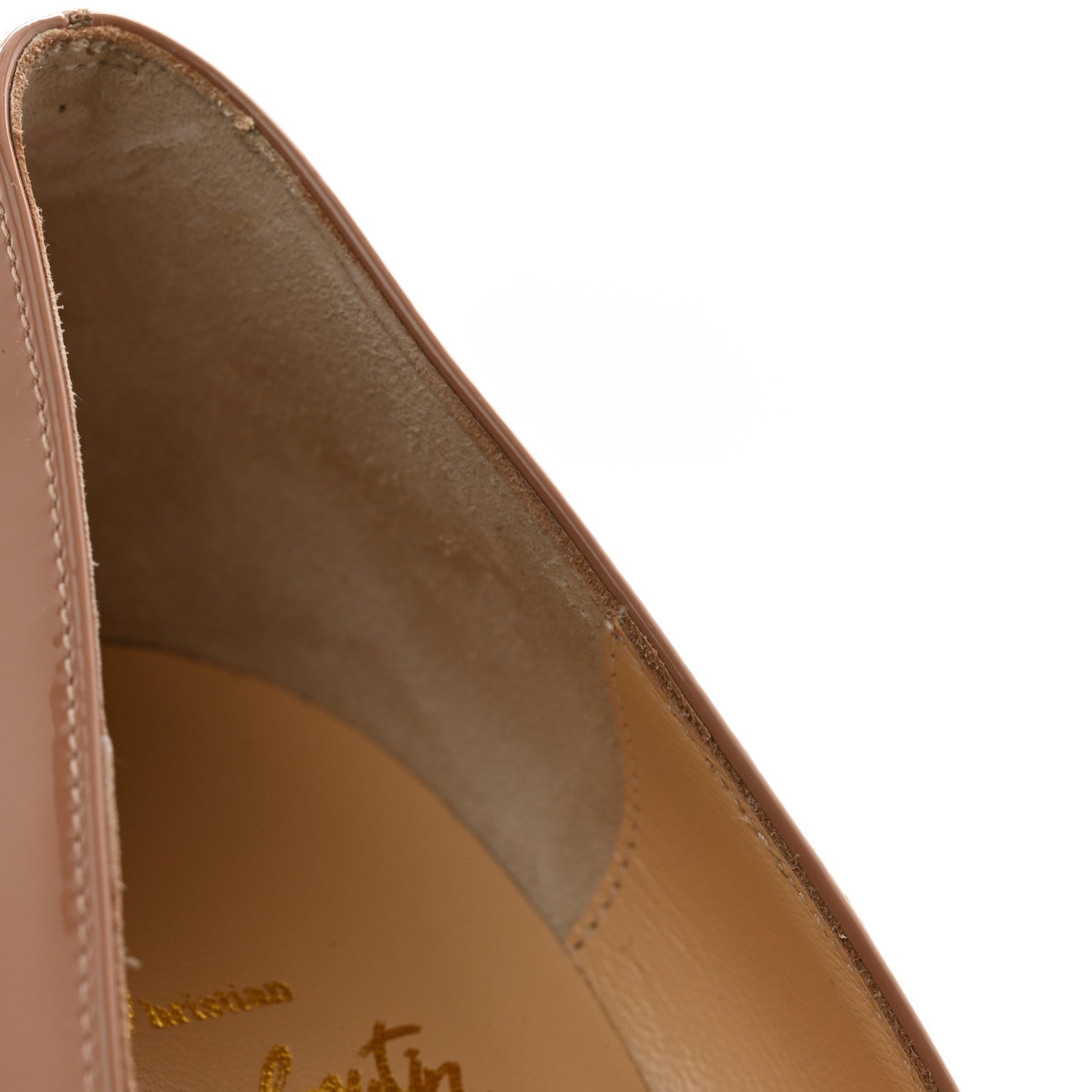 Christian Louboutin Patent Pigalle Follies 100 Pumps 41 Nude 9 of 11