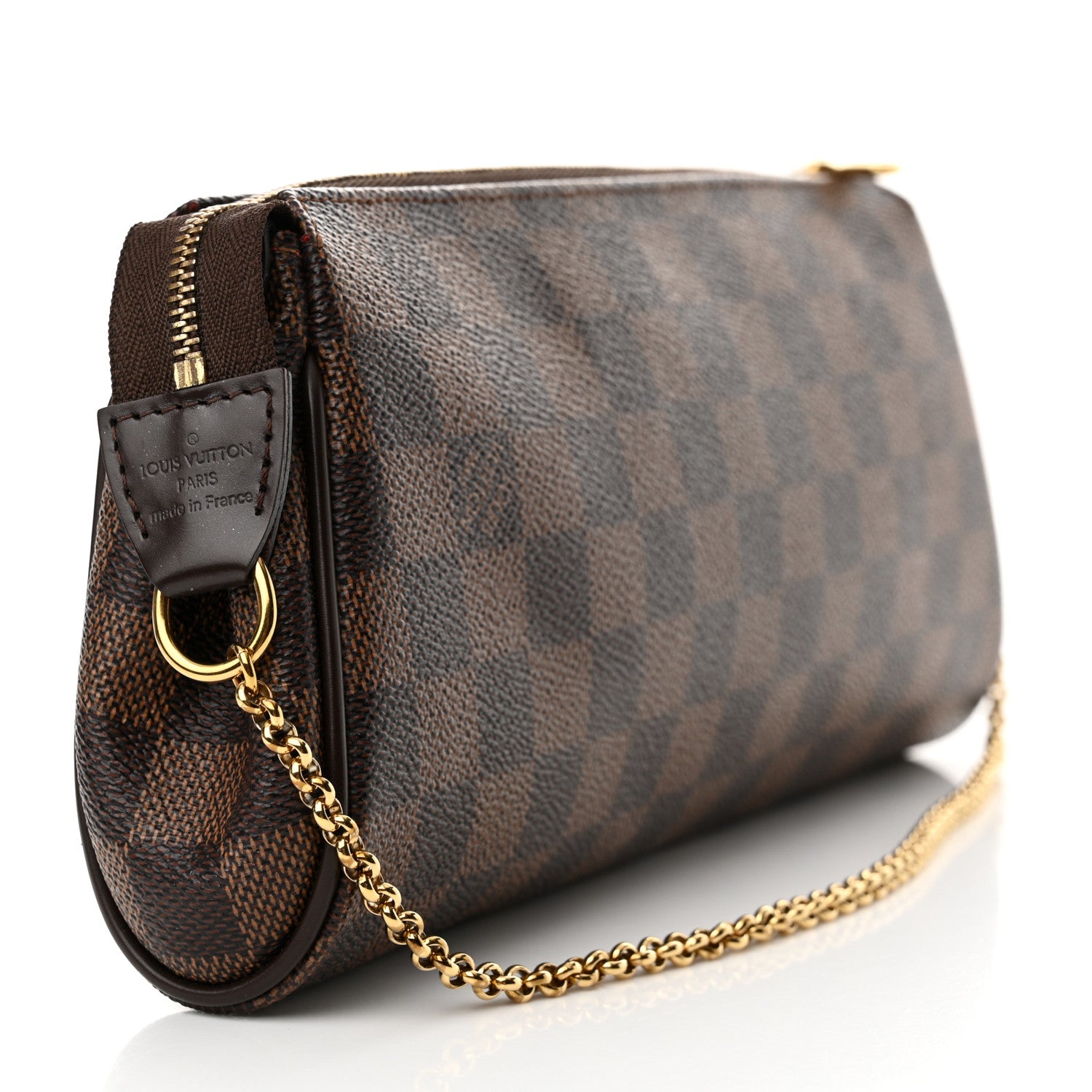 Louis Vuitton Damier Ebene Eva Clutch 3 of 14