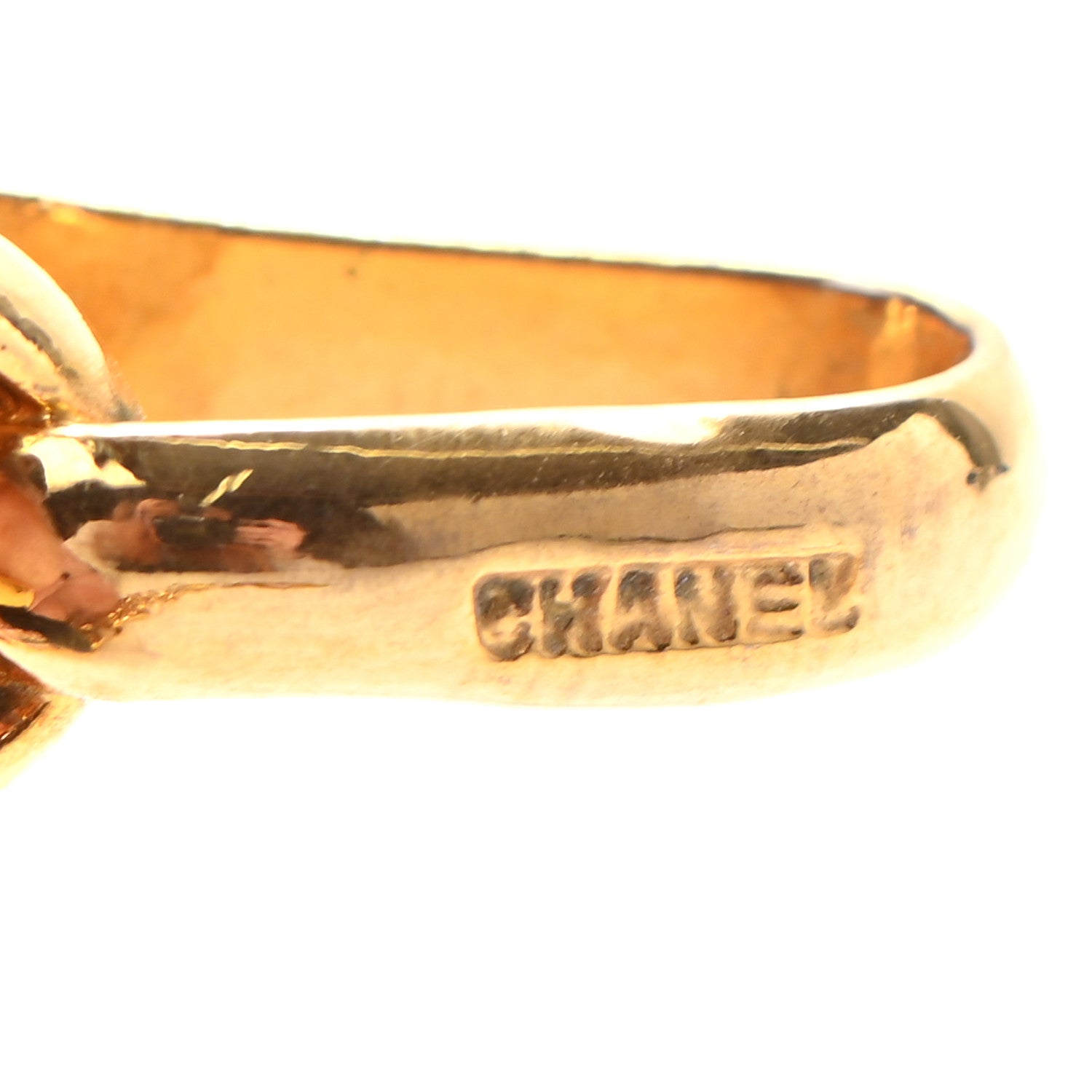 Chanel Coco Chanel Logo Necklace Gold 4 of 8
