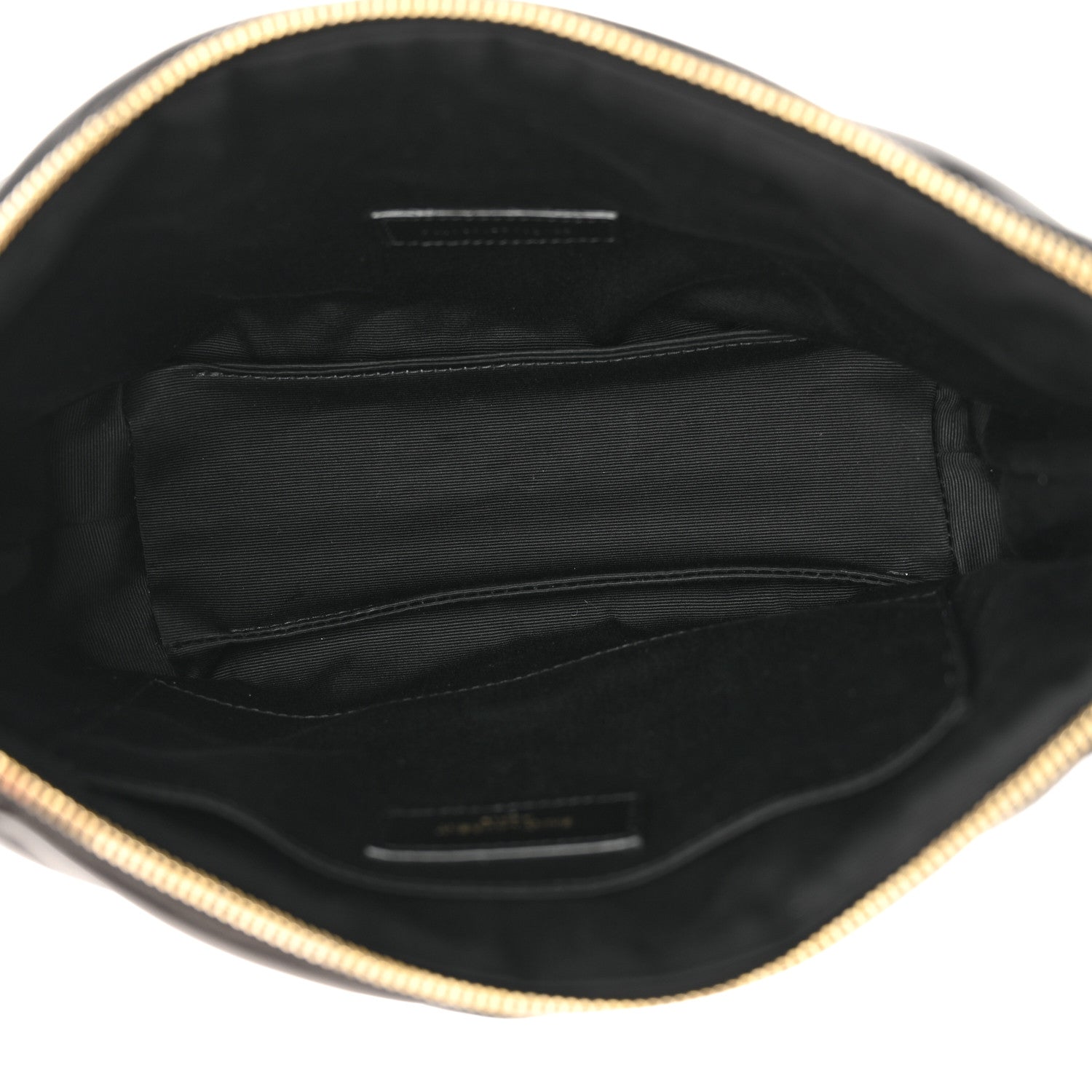 Saint Laurent Lambskin Monogram Medium Sade Puffer Pouch Black 5 of 11