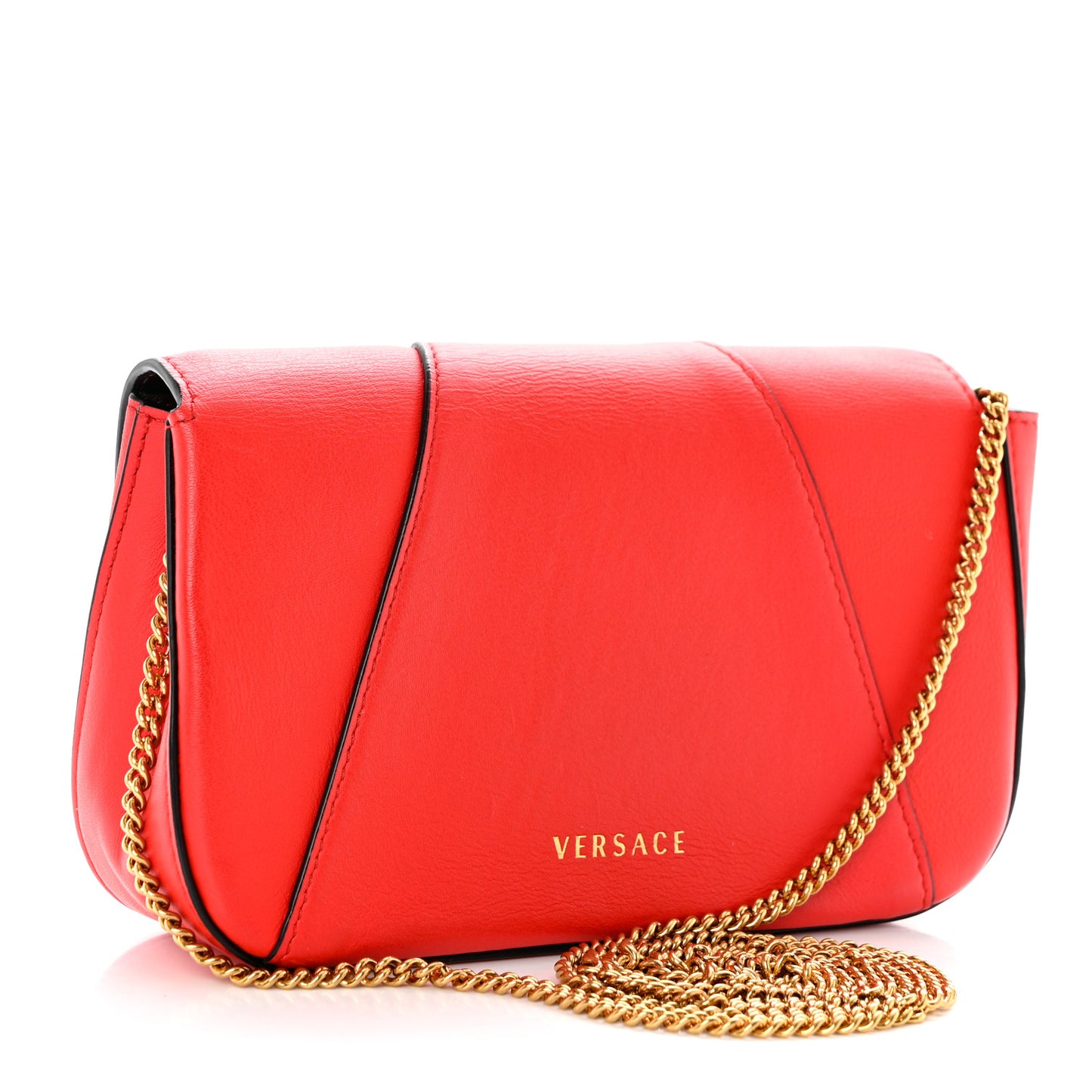 Vitello Virtus Mini Chain Bag Eros Flame Red