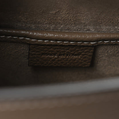 Celine Drummed Calfskin Nano Luggage Souris 7 of 10