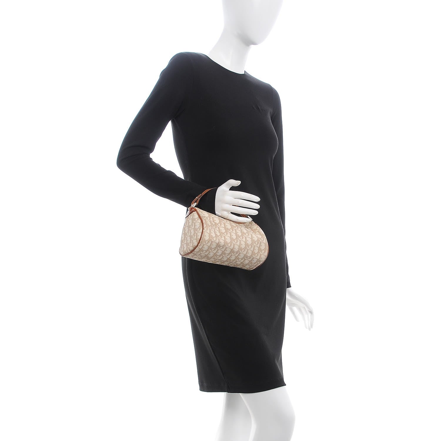 Christian Dior Monogram Mini Shoulder Bag Beige 2 of 6