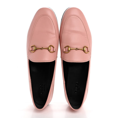 Gucci Lambskin Womens Brixton Horsebit Loafers 39 Perfect Pink 2 of 12