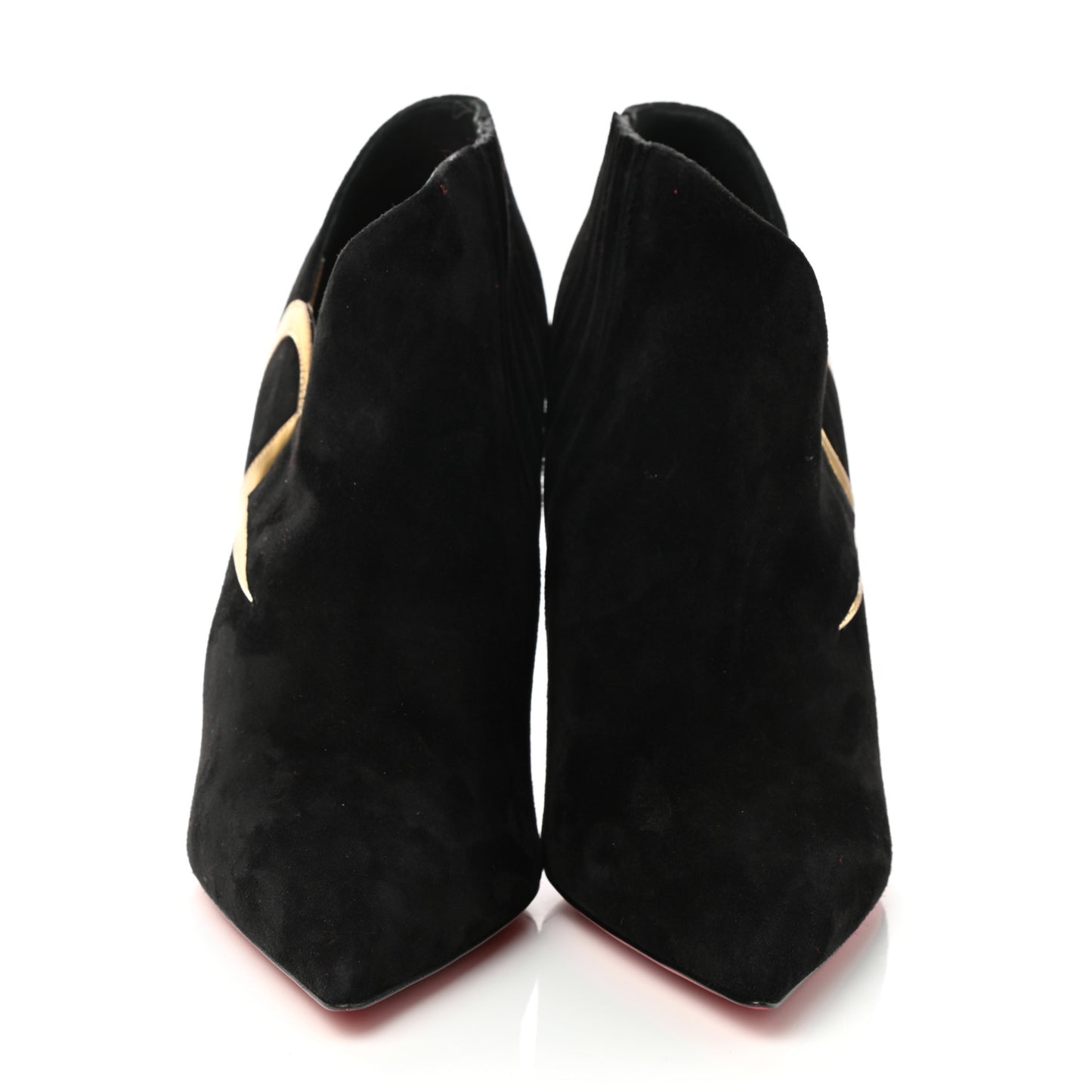 Suede VV Specchio 100 Booties 39.5 Black