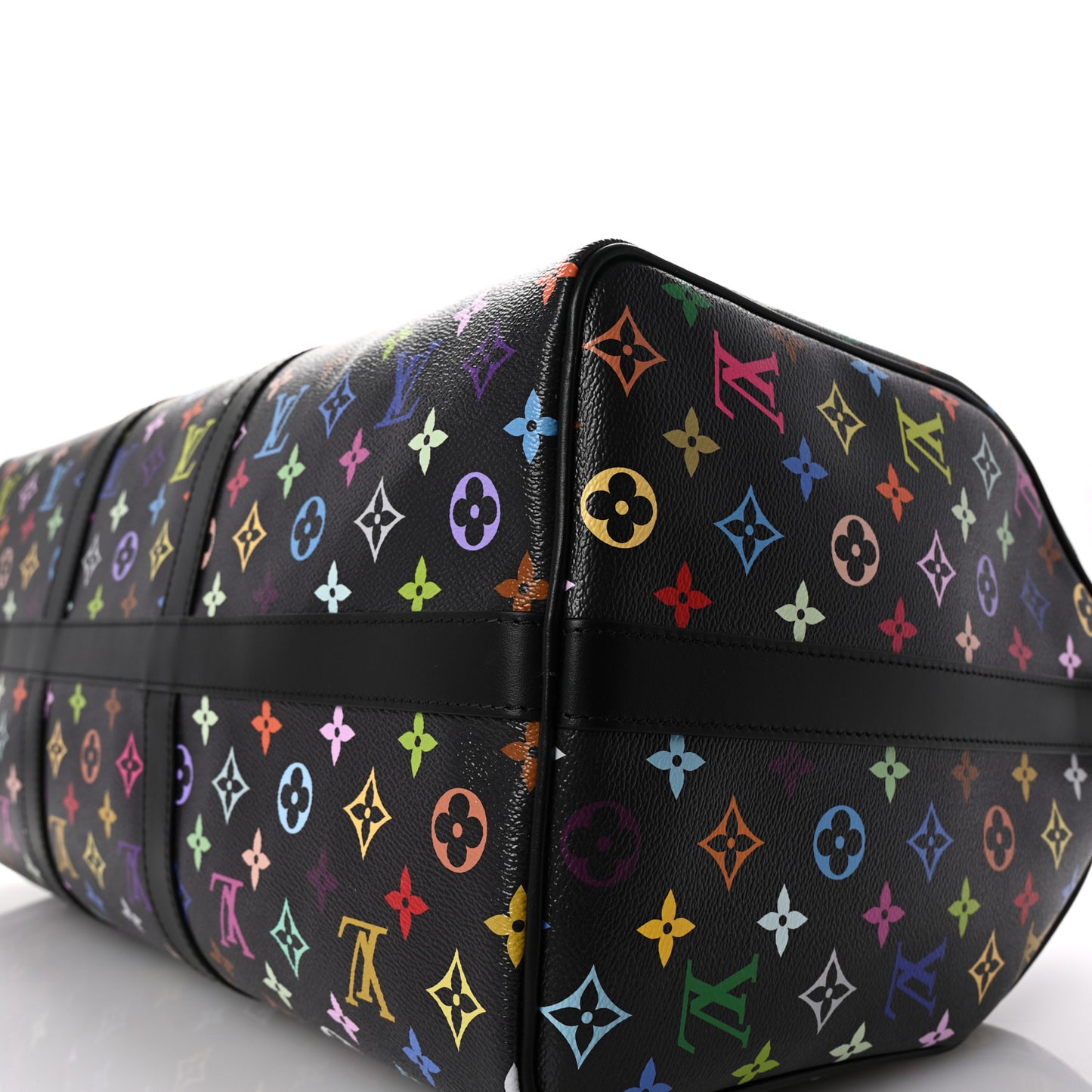 LV X TM Monogram Multicolor Keepall Bandouliere 50 Black