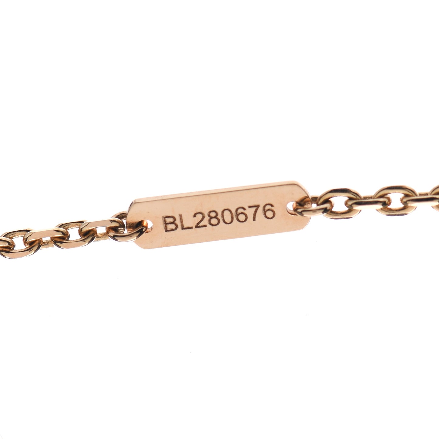 18K Rose Gold Mother of Pearl Magic Alhambra Pendant Necklace