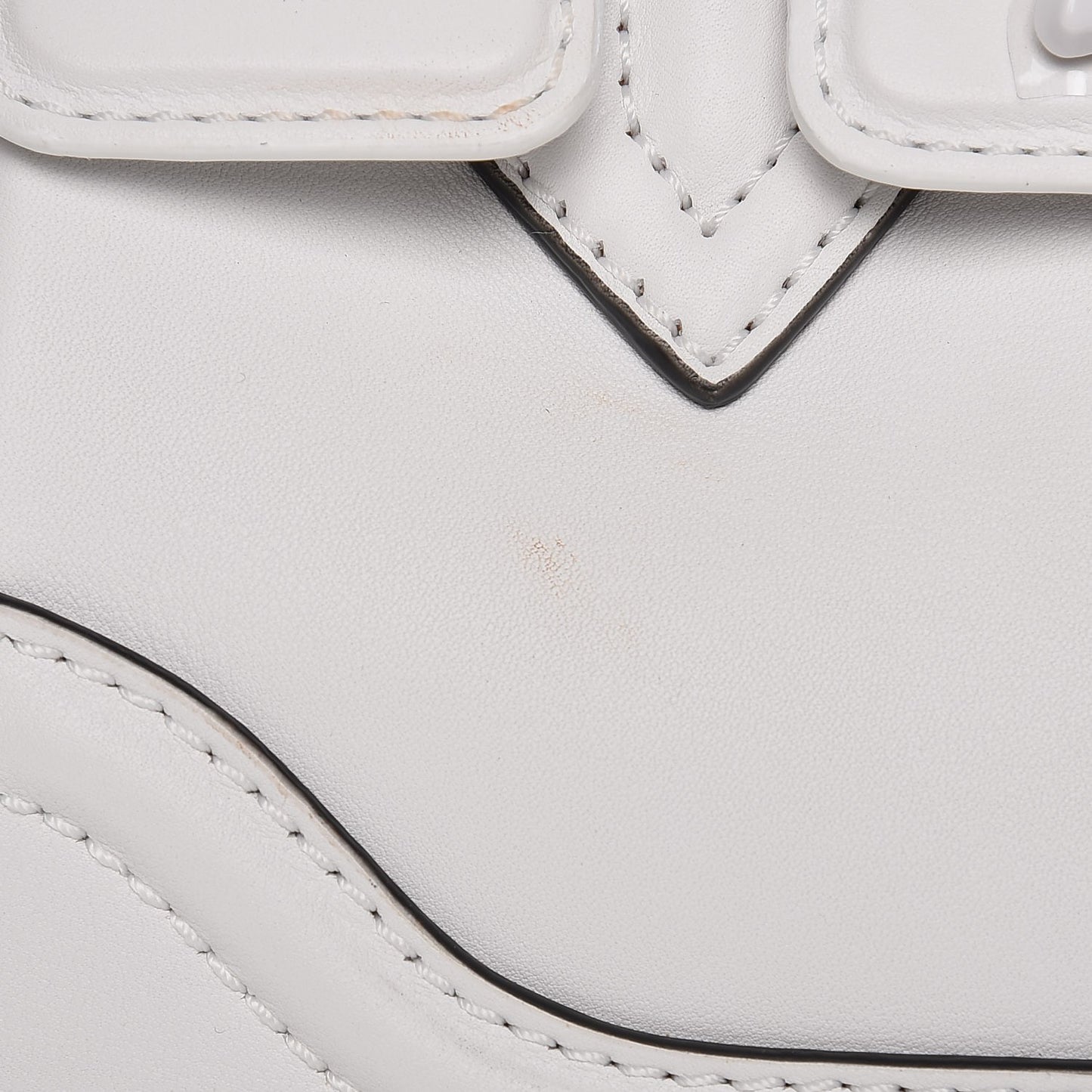 Calfskin Medium Palazzo Empire Bag White