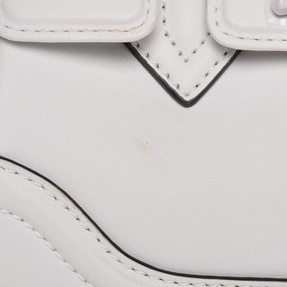 Versace Calfskin Medium Palazzo Empire Bag White 7 of 7
