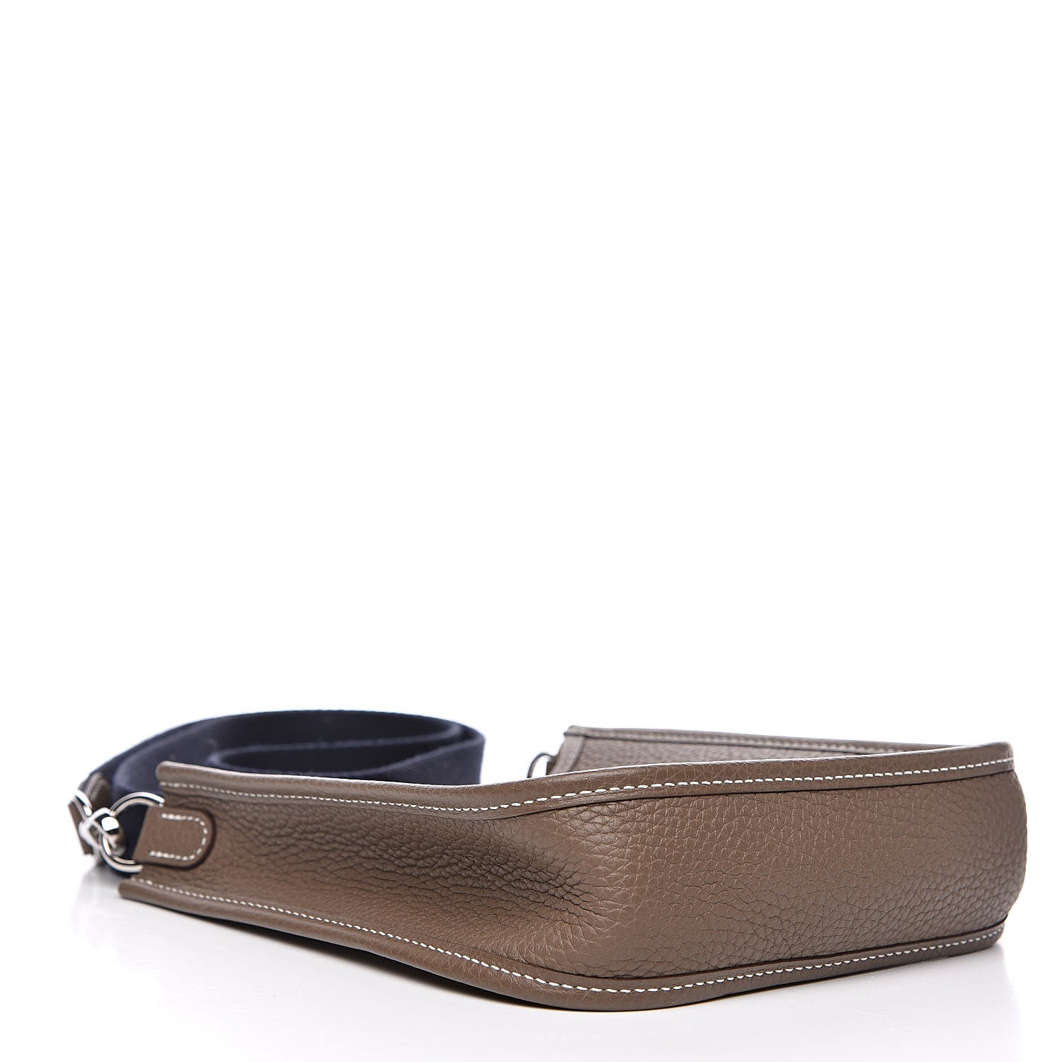 Hermes Taurillon Clemence Amazone Evelyne TPM Etoupe Bleu Indigo 4 of 11