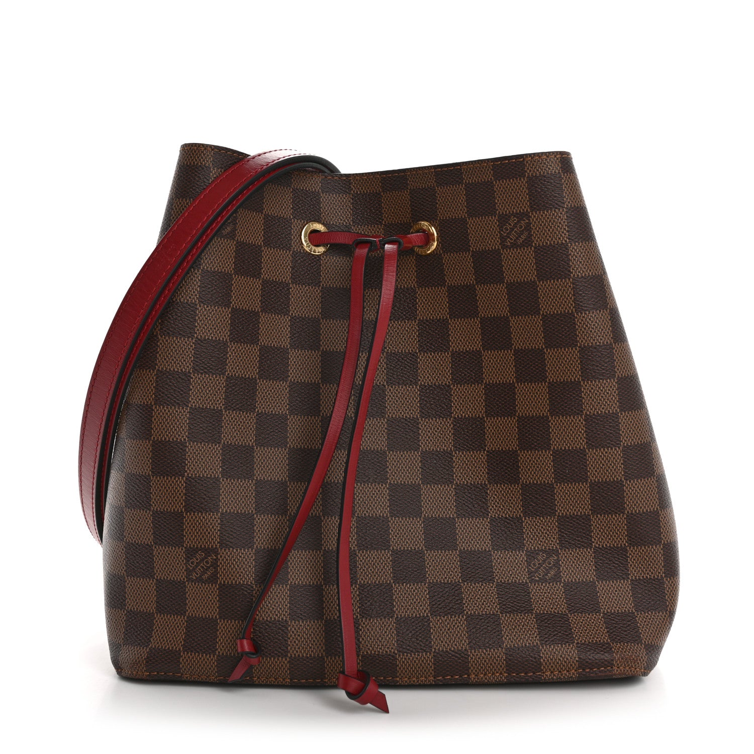 Louis Vuitton Damier Ebene Neonoe MM Cherry Berry 1 of 12