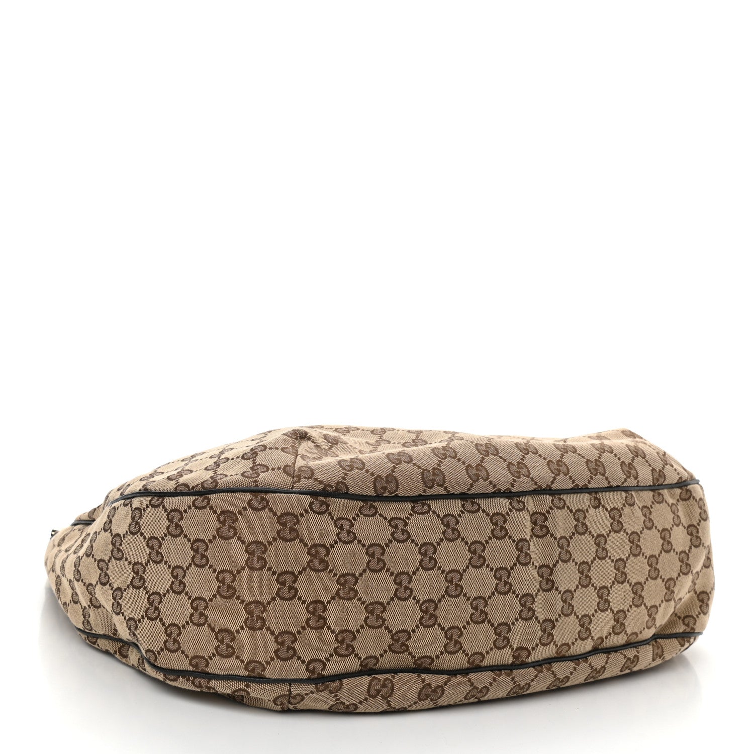 Gucci Monogram Large New Ladies Web Hobo Dark Brown 5 of 17