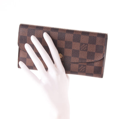 Louis Vuitton Damier Ebene Emilie Wallet 3 of 8