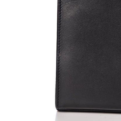 Saint Laurent Calfskin Classic Monogram Tassel Clutch Black 10 of 19